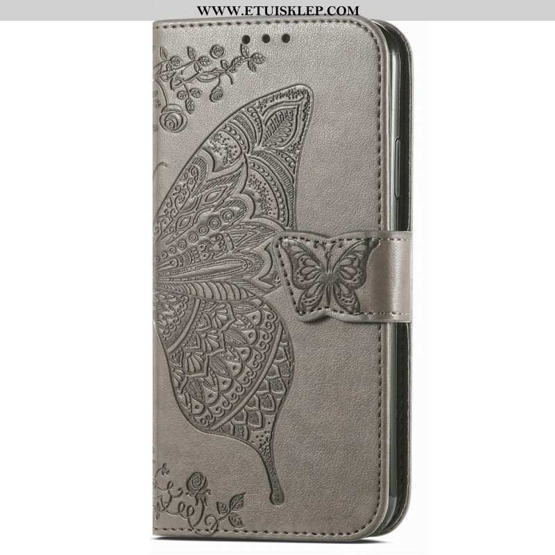 Etui Folio do Xiaomi 13 Barokowy Motyl